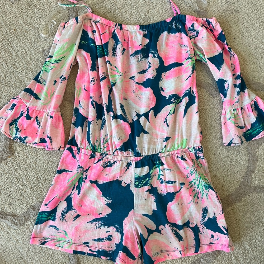 Lilly Pulitzer Girls Romper XL 12-14 Years